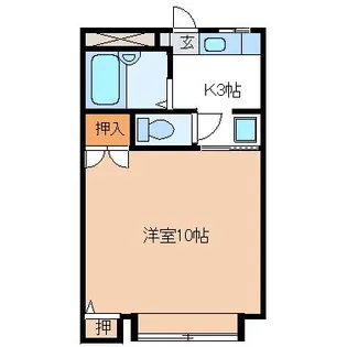 第2フレンドハイツ【1階】の間取り
