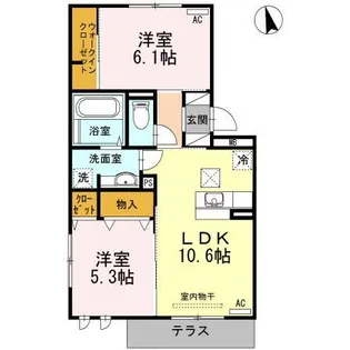 Sビレッジ【1階】の間取り