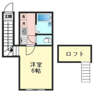 レジュール高砂【2階】の間取り