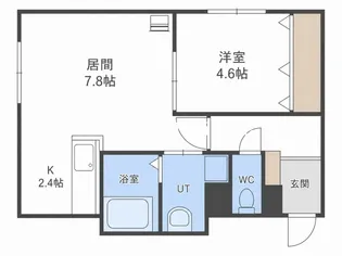 ルミエールサンク【1階】の間取り