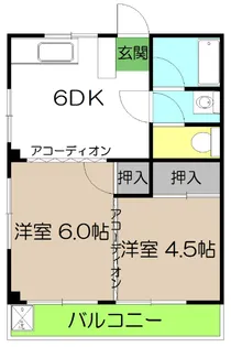 くれないハイツ【2階】の間取り