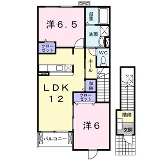 ブラヴィッシモ I【2階】の間取り