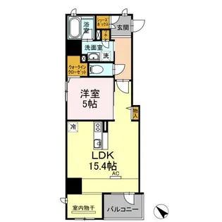 セントラルコートU【6階】の間取り