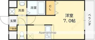 プレサンス大阪城公園ファーストシート【10階】の間取り