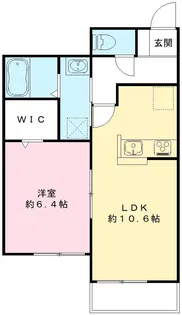 ルミエール ドゥペ【2階】の間取り