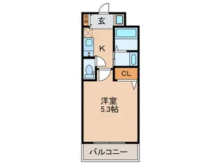 スプランディッド元町山手【3階】の間取り