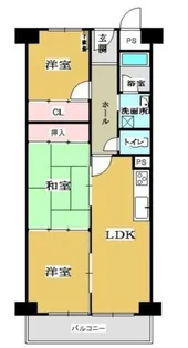 シャルマンコーポ博多【7階】の間取り