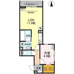 D-Gran 江木町【2階】の間取り