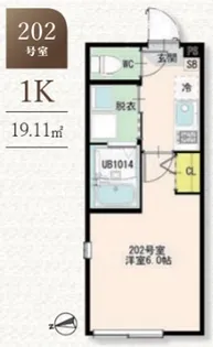 アイリスガーデン【2階】の間取り