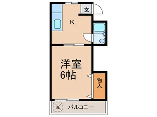 プランドール小日向1【2階】の間取り