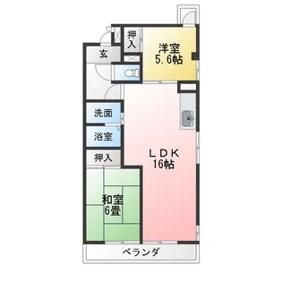 ガーデンクレスト小田井【4階】の間取り