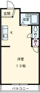 ピープルハイツヒビノ【1階】の間取り