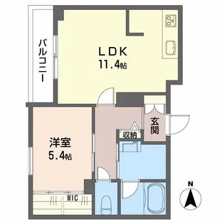 天神山パークメゾン【3階】の間取り