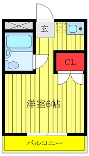 東キャッスル【1階】の間取り