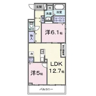 エアリーヒル【2階】の間取り