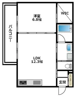 FOREST COURT M【2階】の間取り