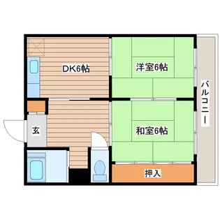佐松マンション【4階】の間取り