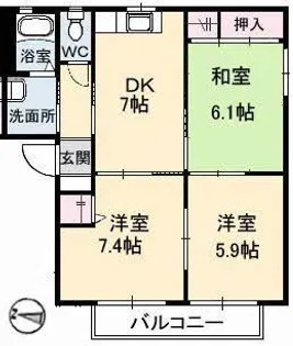 セトル新【2階】の間取り