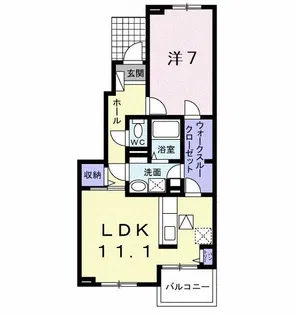 ラフォート【1階】の間取り