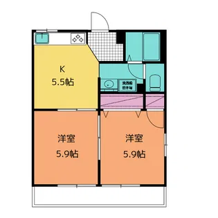 メゾンセフィア【1階】の間取り