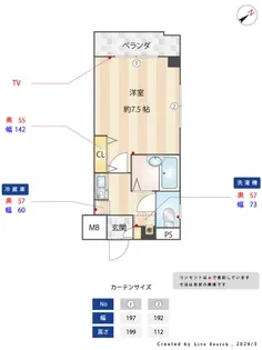 アポテッケン鳴尾【2階】の間取り