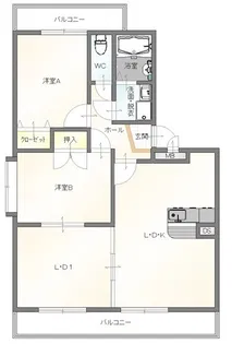 コンスレテーションIII【1階】の間取り