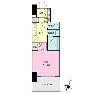プライムスタイル川崎【3階】の間取り