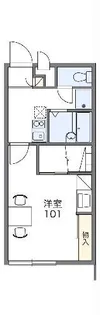 レオパレスドリームII【2階】の間取り