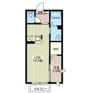 メゾン・アブリコ【2階】の間取り