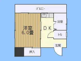 第二江草ビル【2階】の間取り