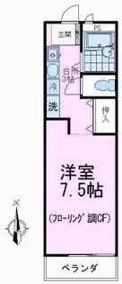 リリオ西荻【1階】の間取り