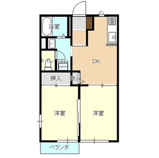 コーポ・未来【2階】の間取り