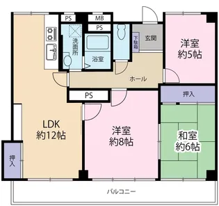 メゾン市川【7階】の間取り