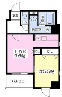 福岡県久留米市東町【マンション】の間取り