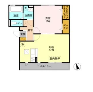 埼玉県川口市榛松1【アパート】の間取り