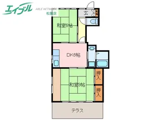 コーポ笹川【1階】の間取り