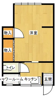 ハイツワタナベ【1階】の間取り