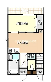 メゾン・ド・フォーチュンA棟【1階】の間取り