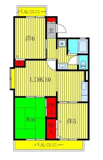 グランドサン壱番館【1階】の間取り
