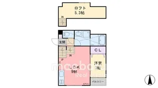 シャーンティ前原【2階】の間取り