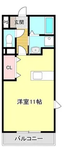 S・AMK【3階】の間取り