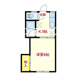 コーポ貴【1階】の間取り