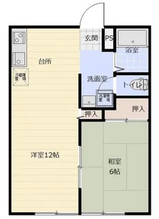 ヤマトハイツ A【2階】の間取り