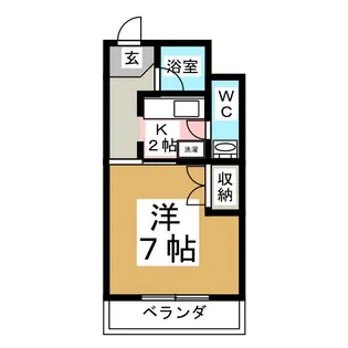 エクセレントハイツ【4階】の間取り