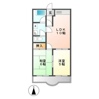 プラムコートJPMC【3階】の間取り