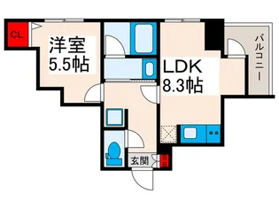 GRANPASEO西日暮里【4階】の間取り