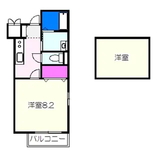 デル・メゾン堺市駅【1階】の間取り