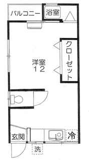 たちばな荘【2階】の間取り