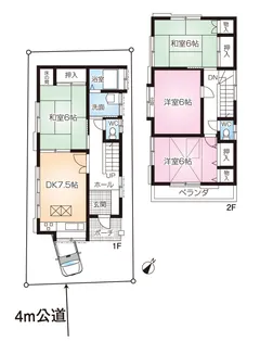東京都昭島市昭和町5【一戸建】の間取り