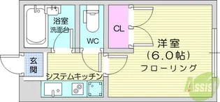 プレステージ横田【3階】の間取り